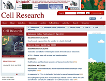 Tablet Screenshot of cell-research.com